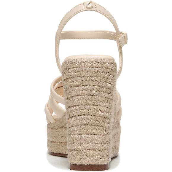 Circus Sam Edelman Women Irene Ankle Strap Espadrille Sandals US 8.5M White - Picture 6 of 8